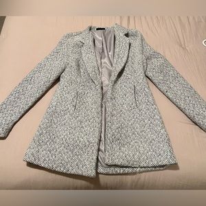 Vici Gray Light Coat / Blazer with pockets and a sinched waist